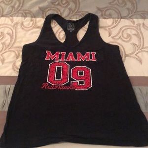 Black Workout Tank - Miami University